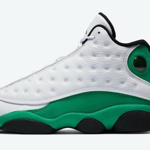 Nike Air Jordan 13 Retro White Lucky Green Style Size 12